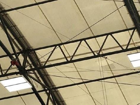 車間內部高空作業防墜落頭頂式生命線